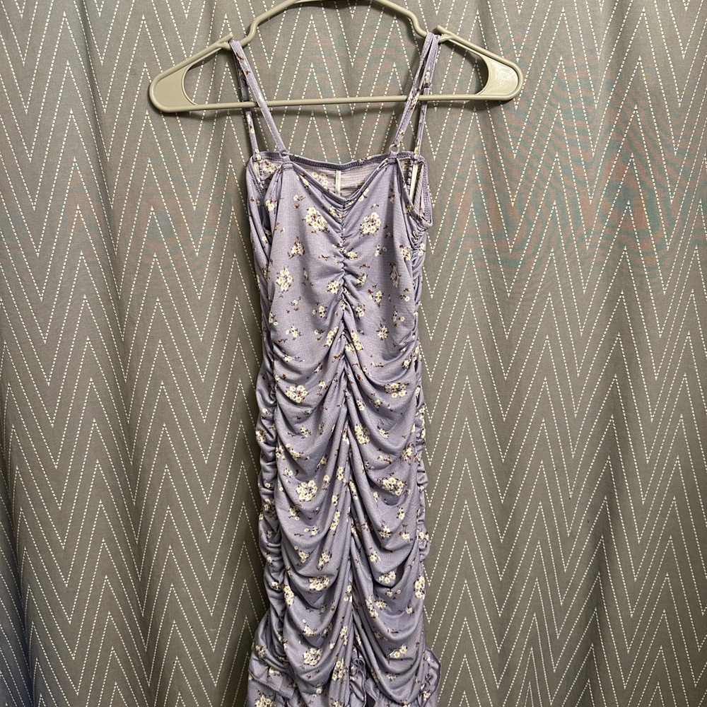 Almost Famous Ruched Mini Dress - Picture 3 of 4